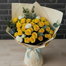 Букет цветов из:  Розы в Сельце