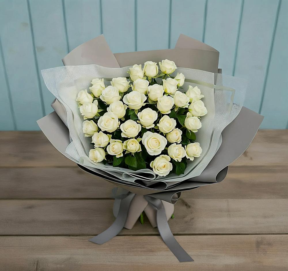 Букет Белоснежная нежность в Сельце