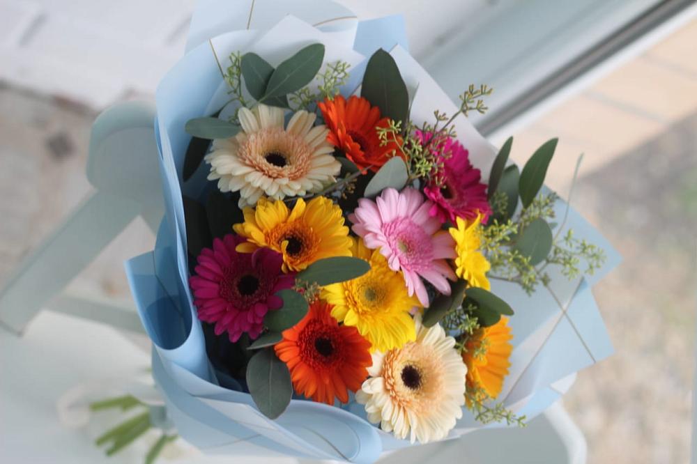 Букет цветов из: Герберы в Сельце