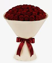 Букет 101 Бордовая роза Блэк Бакарра в Сельце