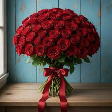 Букет Красные розы Блэк Меджик в Сельце