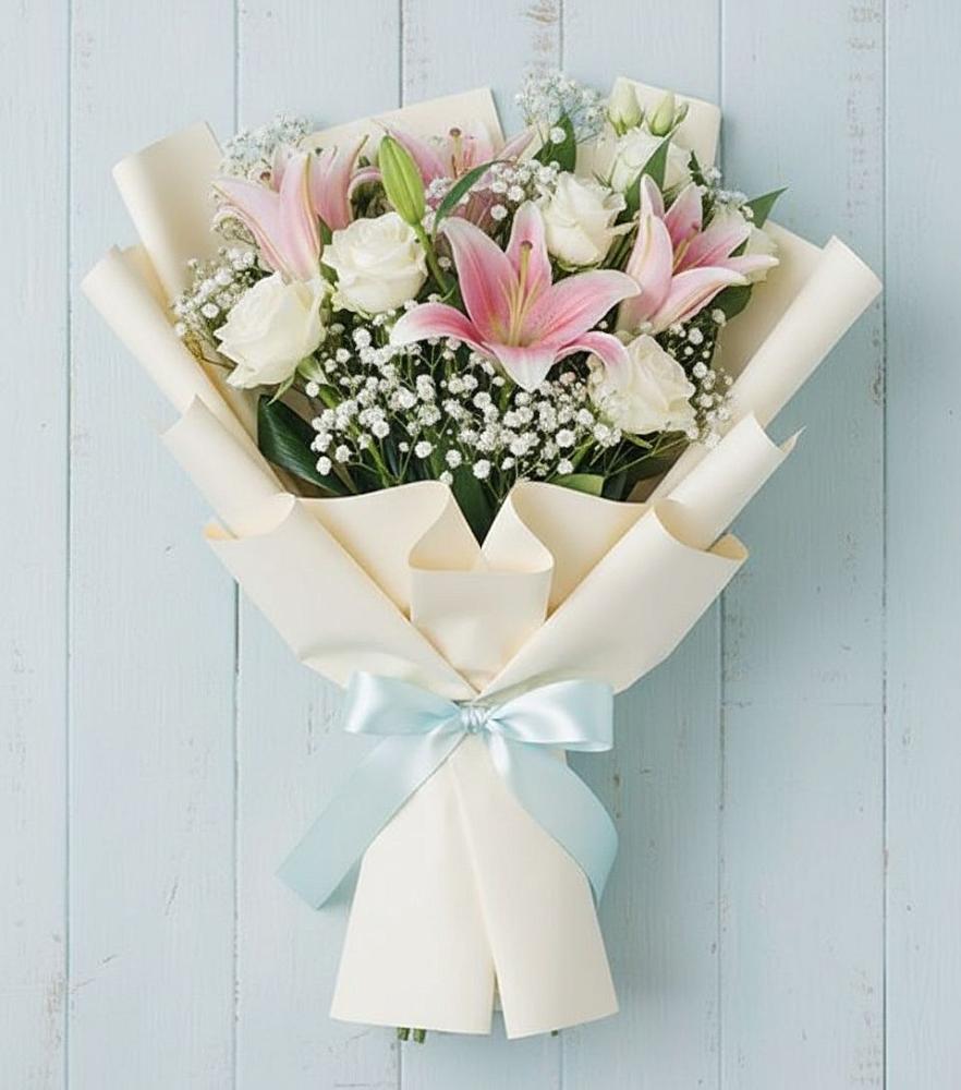 Букет цветов из: Лилии в Сельце