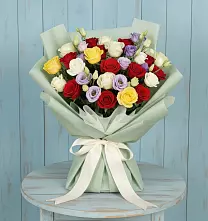 Букет цветов из:  Розы в Сельце