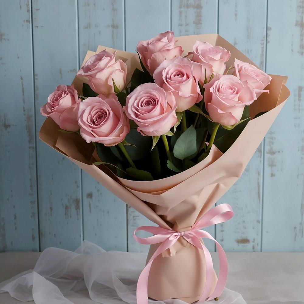 Букет цветов из: Розы в Сельце