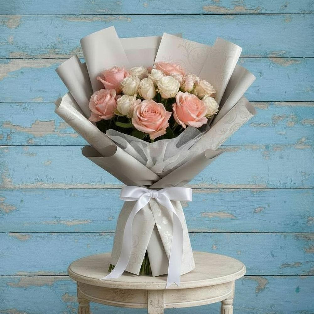 Букет цветов из: Розы в Сельце