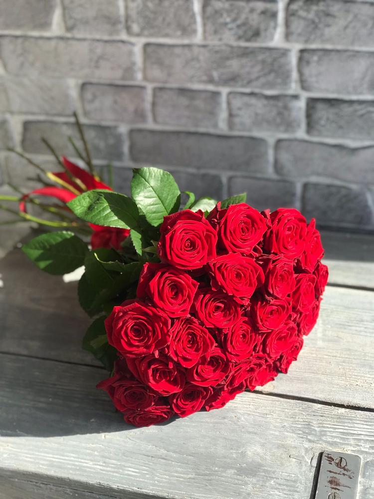 Букет Красные розы Фридом в Сельце