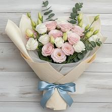 Букет цветов из:  Лизиантусы #REPLACE_PRED# Сельце