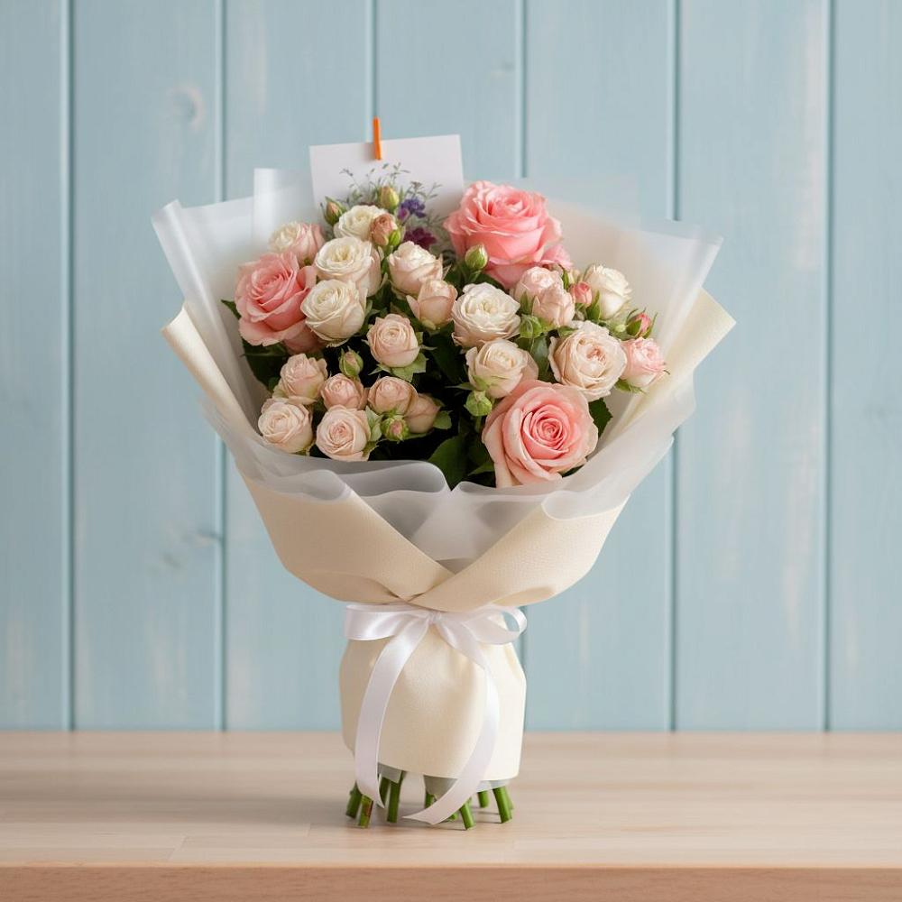 Букет цветов из: Розы в Сельце