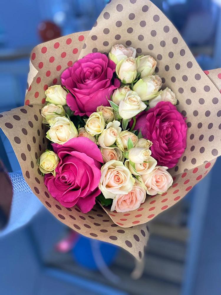 Букет цветов из: Розы в Сельце