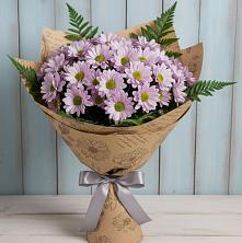 Букет цветов из:  Хризантемы в Сельце