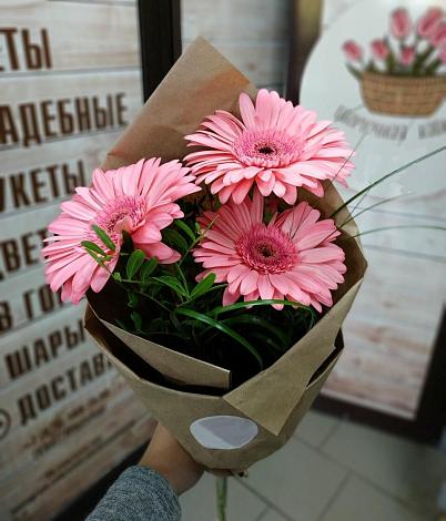 Букет цветов из: Герберы в Сельце