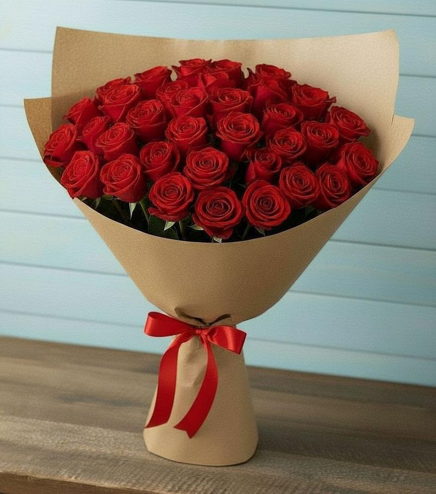 Букет Красные розы Милано в Сельце