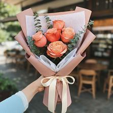 Букет цветов из:  Розы в Сельце