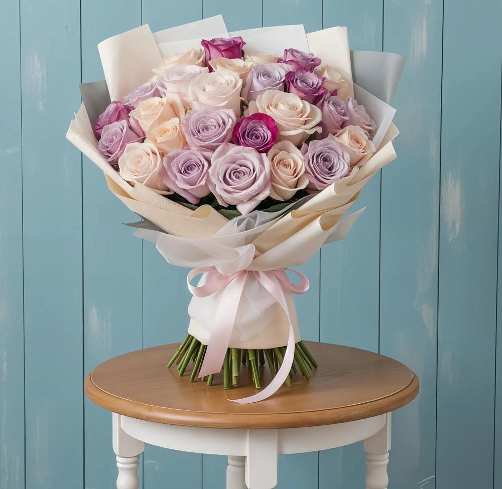 Букет цветов из: Розы в Сельце