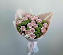Букет цветов из:  Розы и Хризантемы в Сельце