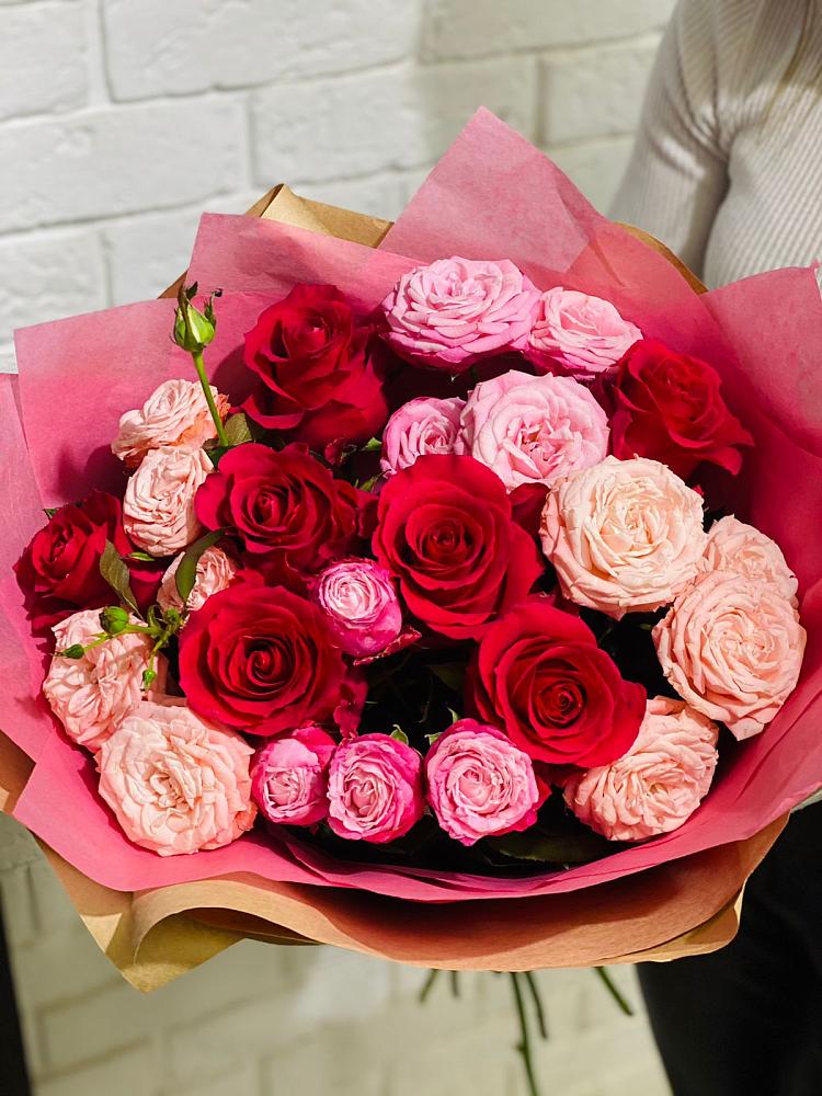 Букет цветов из: Розы в Сельце