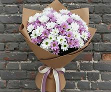 Букет цветов из:  Хризантемы #REPLACE_PRED# Сельце