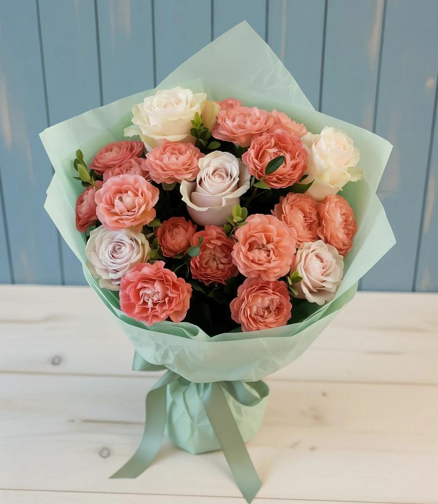 Букет цветов из: Розы в Сельце