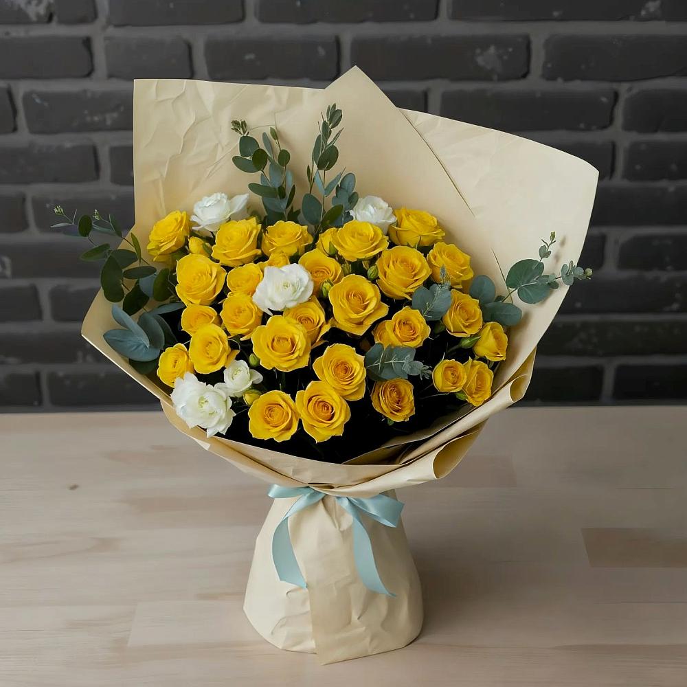 Букет цветов из: Розы в Сельце