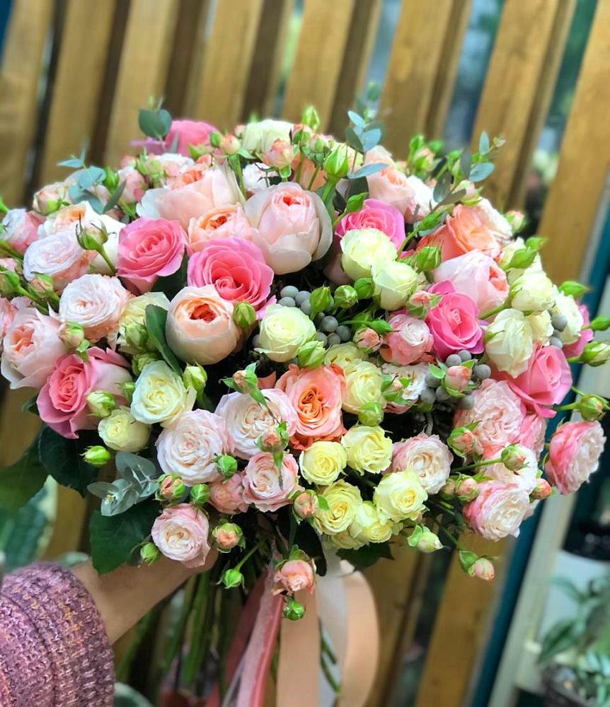 Букет цветов из: Розы в Сельце