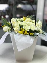 Цветочная композиция из Розы  в Сельце