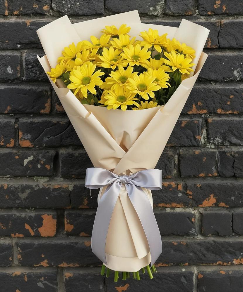 Букет цветов из: Хризантемы в Сельце