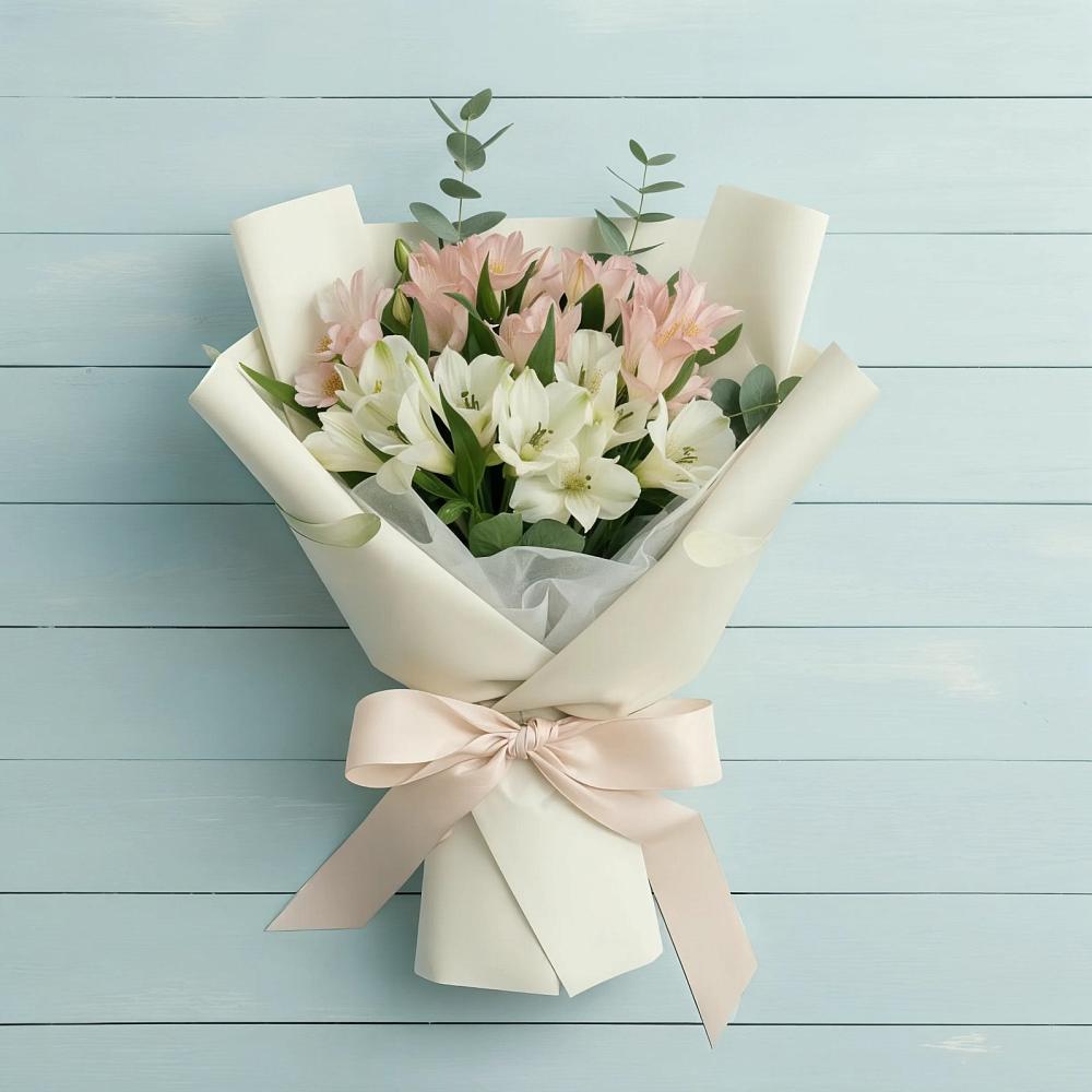 Букет цветов из: Альстромерии в Сельце