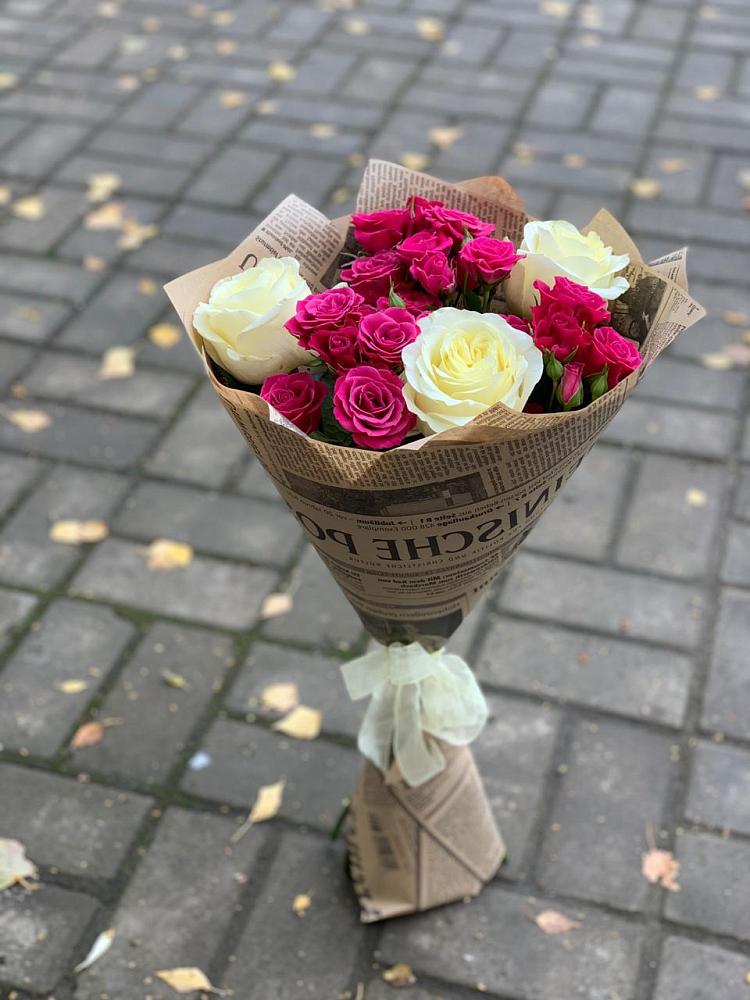 Букет цветов из: Розы в Сельце