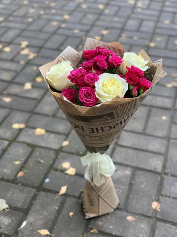 Букет цветов из: Розы в Сельце