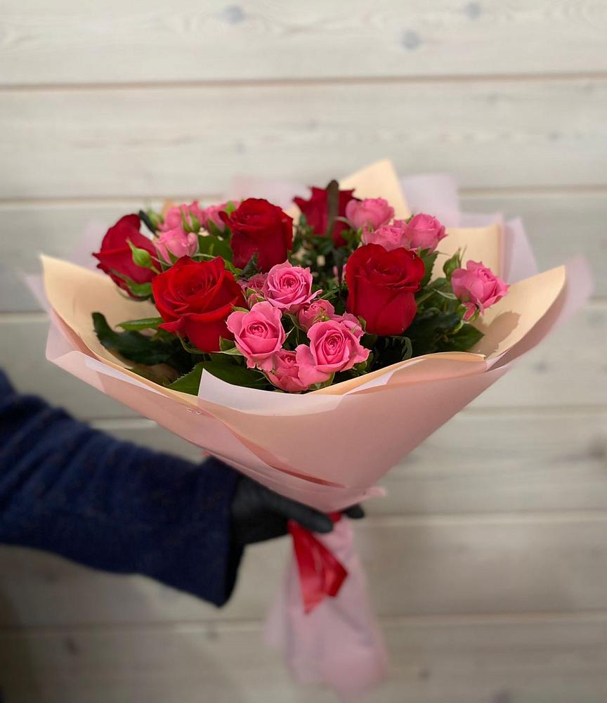 Букет цветов из: Розы в Сельце