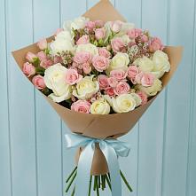 Букет цветов из:  Розы в Сельце