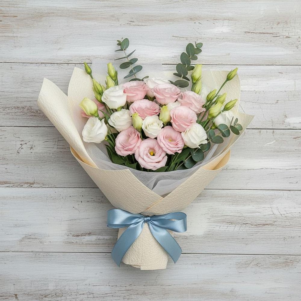 Букет цветов из: Лизиантусы в Сельце